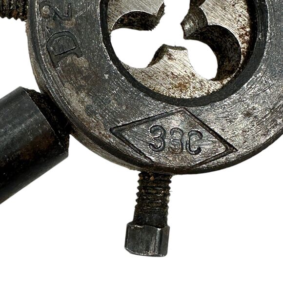 Vintage M5 D20mm 460K 33C Professional Thread Cutting Die Heavy Duty Hand Tools - Picture 8 of 11